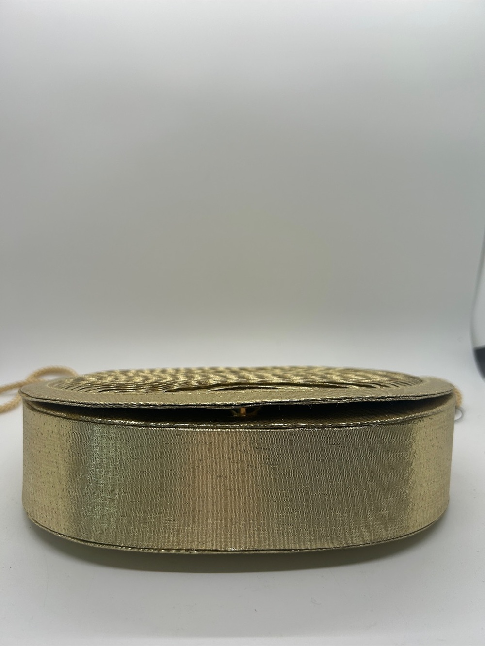Sasha Vintage NWT Gold Crossbody Bag with Panther Handle Evening Bag Purse 🌺🌺 - Picture 6 of 11